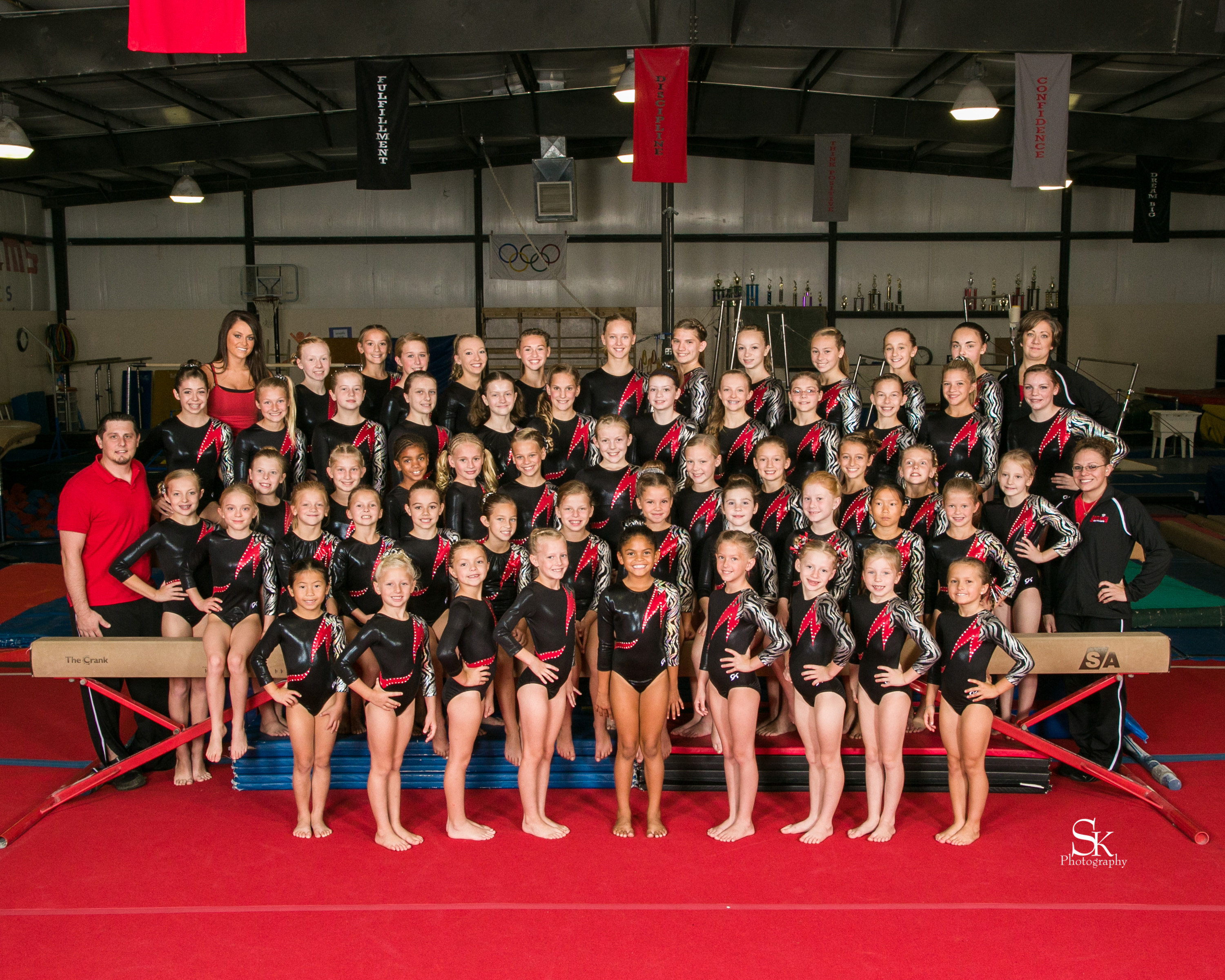 2013-2014 Gymnastics Team | Photo by Shelly Kraemer