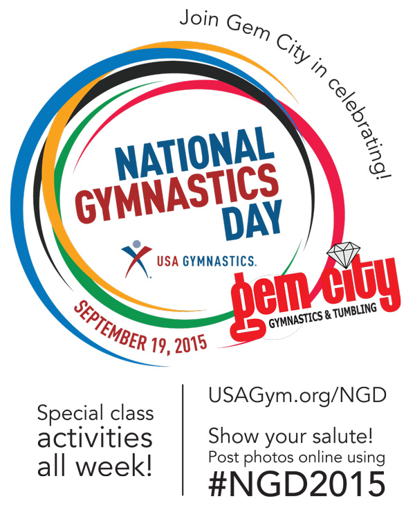 Join Gem City in celebrating National Gymnastics Day! Gem City