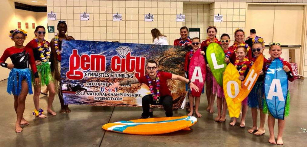 Tumbling Team at 2018 USTA Nationals in Florida