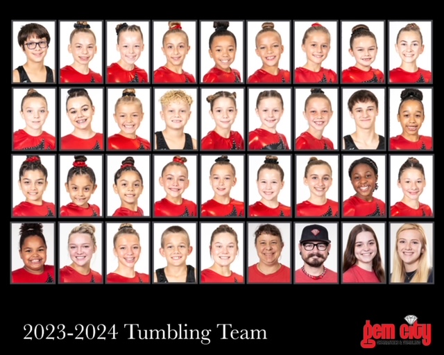 2023-2024 Tumbling Team